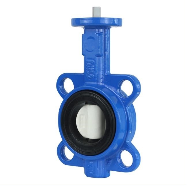 Ductile Iron Wafer Butterfly Valve Bare Stem