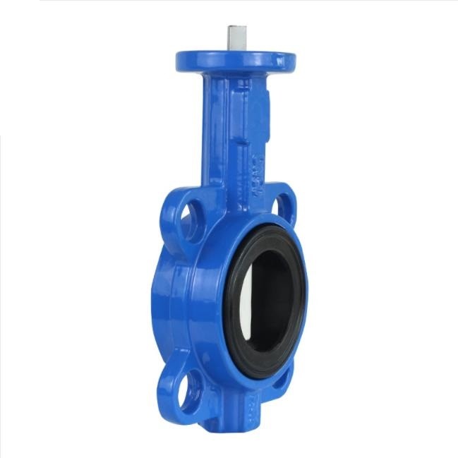 Ductile Iron Wafer Butterfly Valve Bare Stem