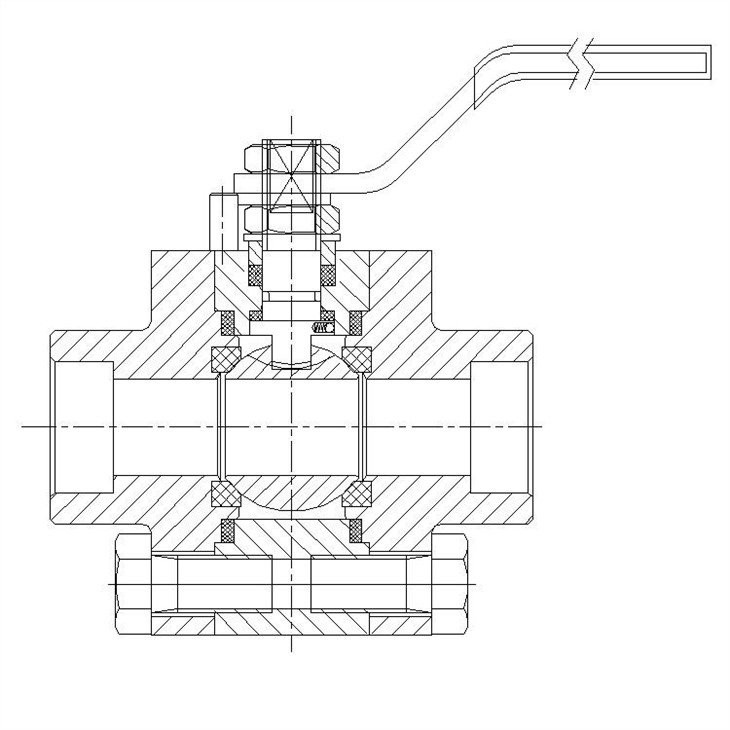 Forged Steel A105 Ball Valve with One End