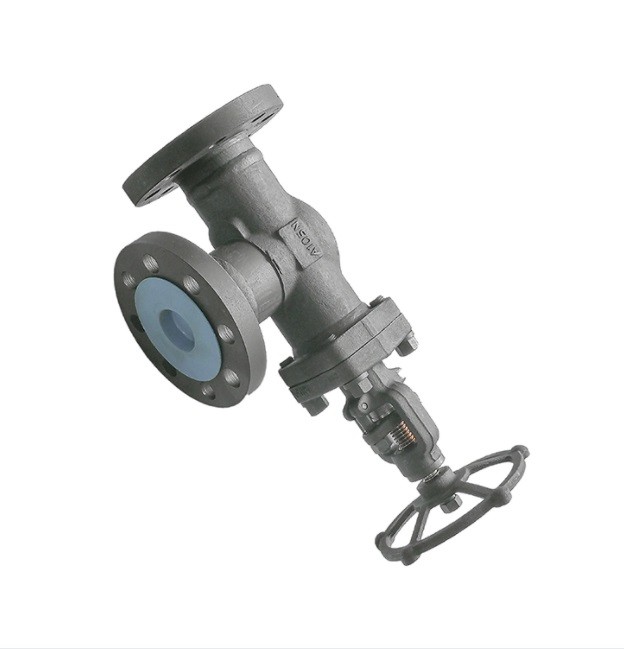 Forged Steel Angle Globe Valve Flanged End