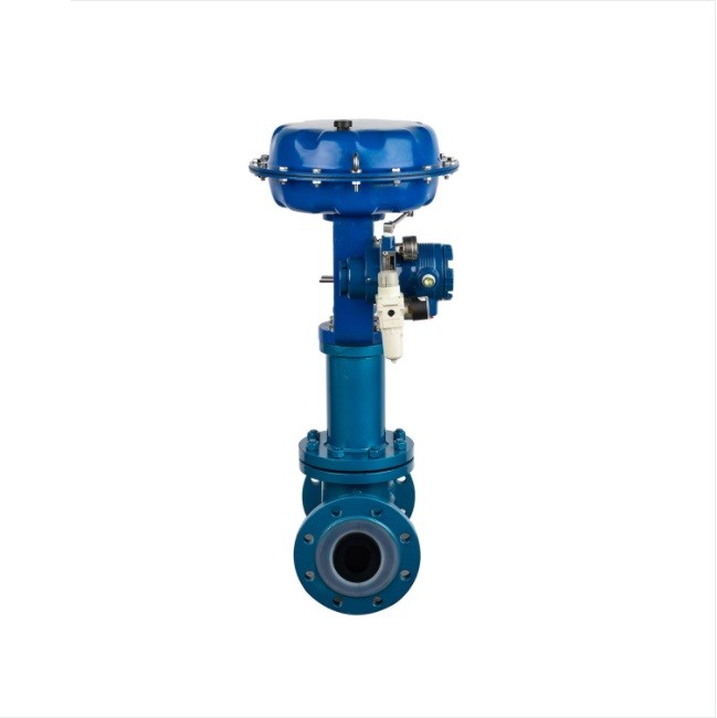 Straight-Through Pneumatic Control Valve