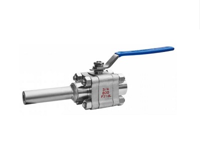 What are the advantages of the three-piece forged steel ball valve?