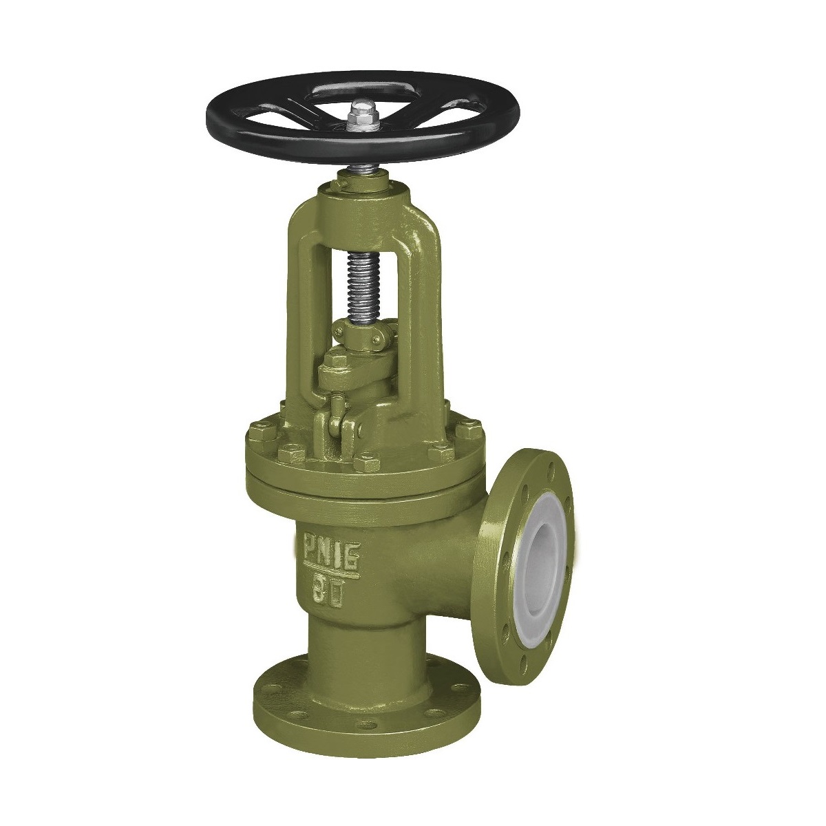 Angle type globe valve