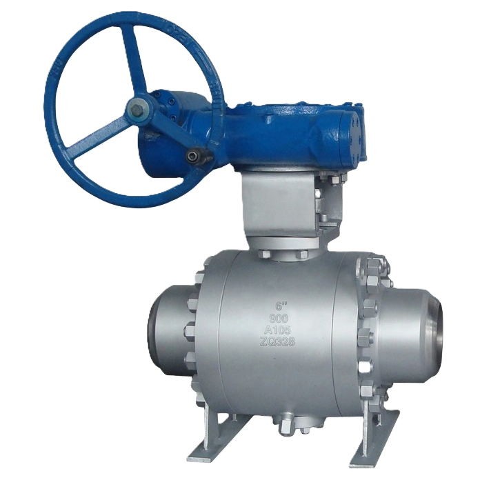 Butt Weld Flanged End Trunnion Mounted Ball Valves