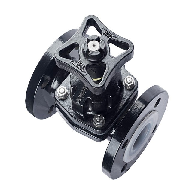 Manual British Standard Rubber Lined Diaphragm Valve