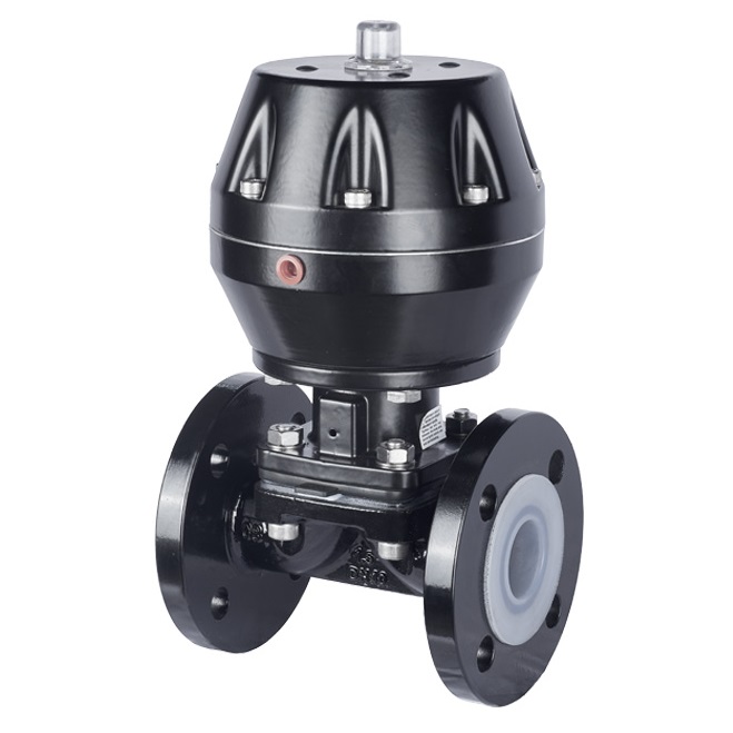 Pneumatic British Standard Fluorine-Lined Diaphragm Valve