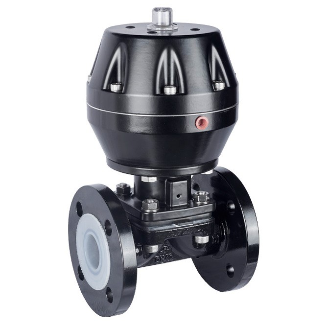 Pneumatic British Standard Fluorine-Lined Diaphragm Valve