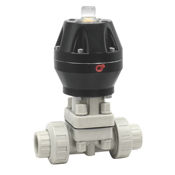 Pneumatic PPH Socket Type Diaphragm Valve