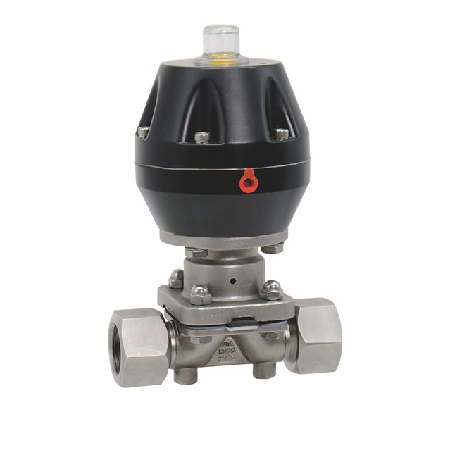 Pneumatic Stainless Steel Threaded Diaphragm Valve