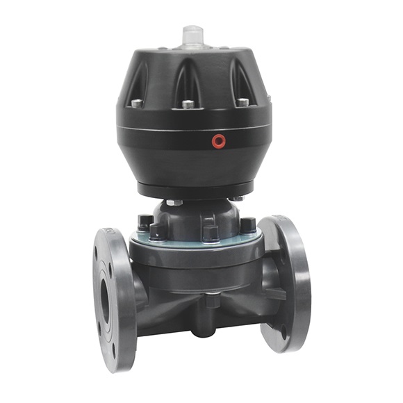 Pneumatic UPVC Flange Diaphragm Valve